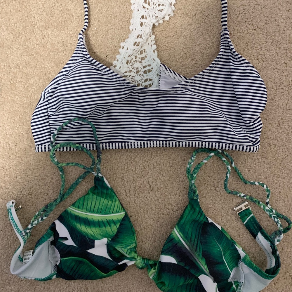 2 bikini tops